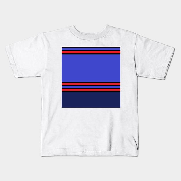 Blue Days Kids T-Shirt by Drawer182